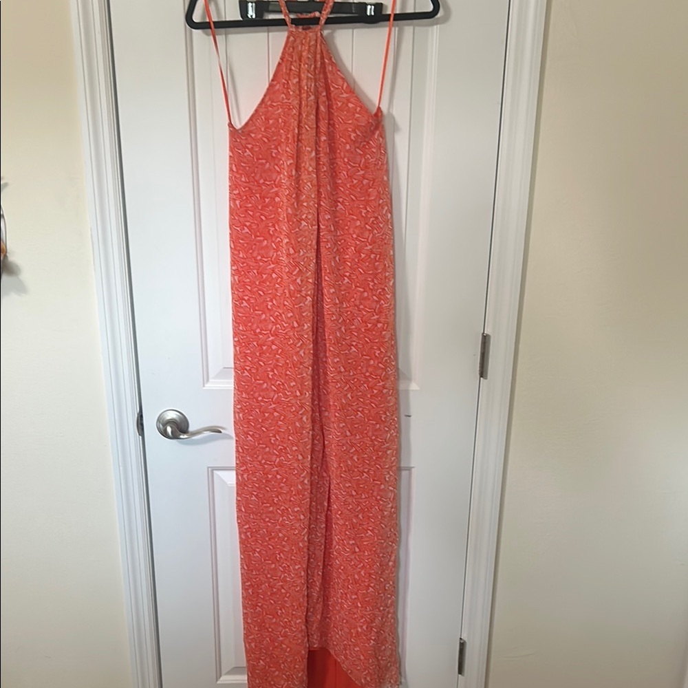 Diane Von Furstenberg Orange Maxi Dress